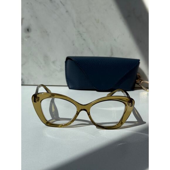 NEW Loewe LW50067I Cat Eye Green Eyeglasses Frames main image 5
